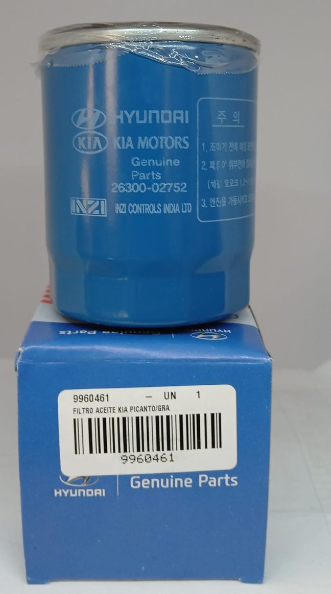 FILTRO ACEITE HYUNDAI ORIGINAL 26300-02752