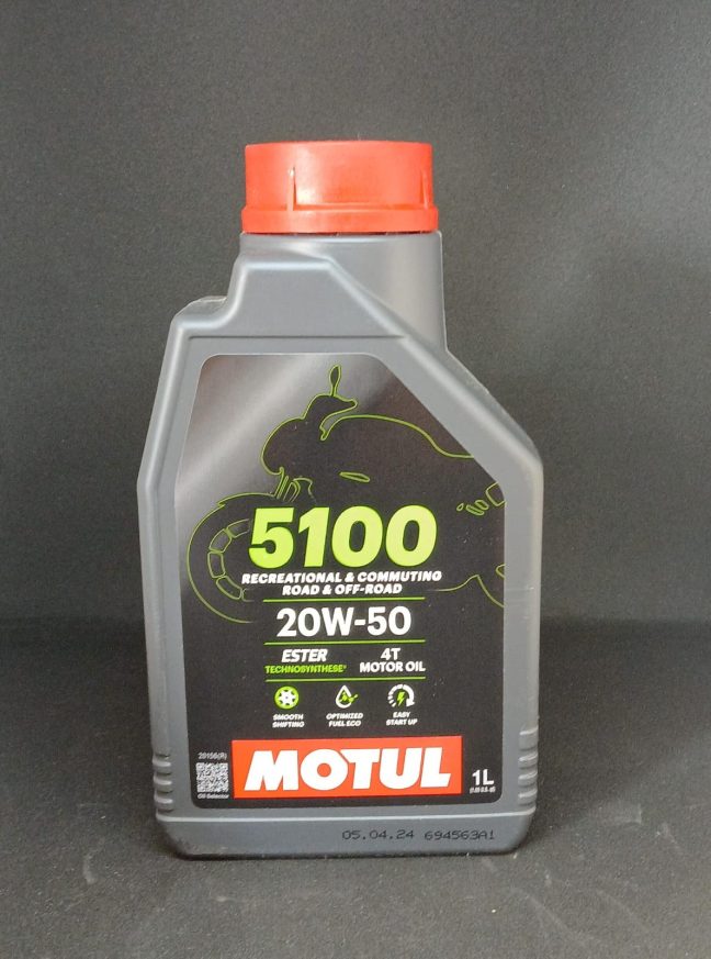 ACEITE MOTUL 5100 20W50 4T 1L SEMISINTETICO