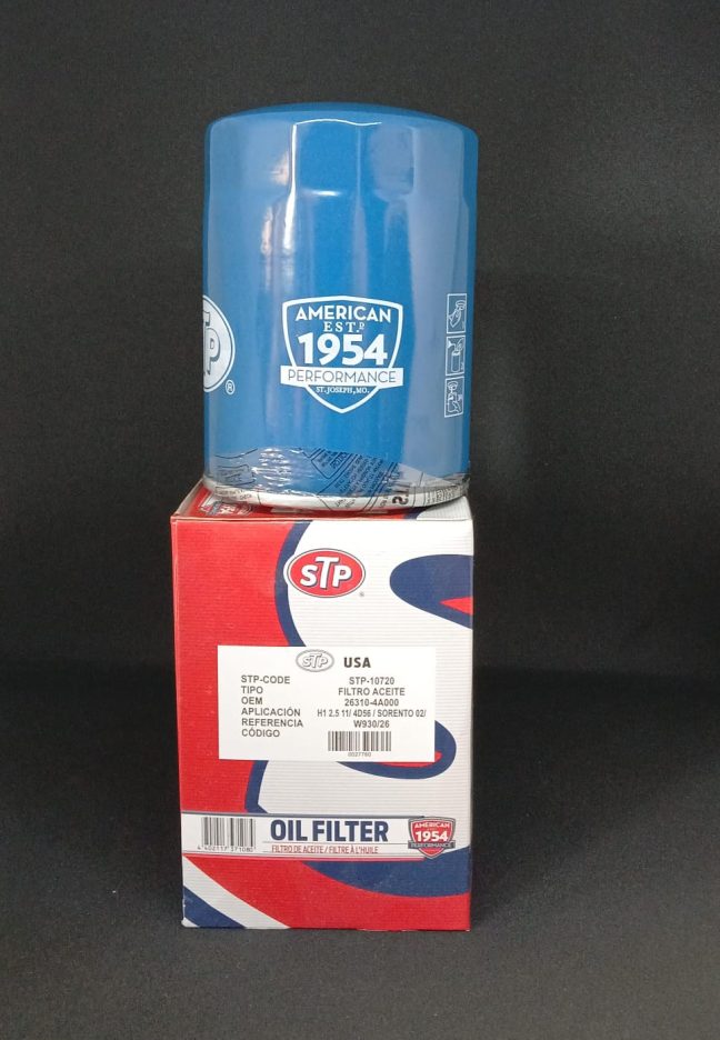 FILTRO ACEITE HYUNDAI H1-KIA K2700